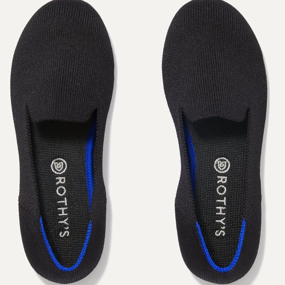 Rothy's Kids Loafer - Black size 4